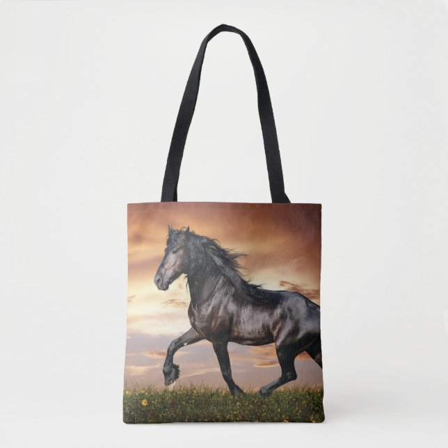Bolsa Tote Belo Cavalo Negro (Frente)