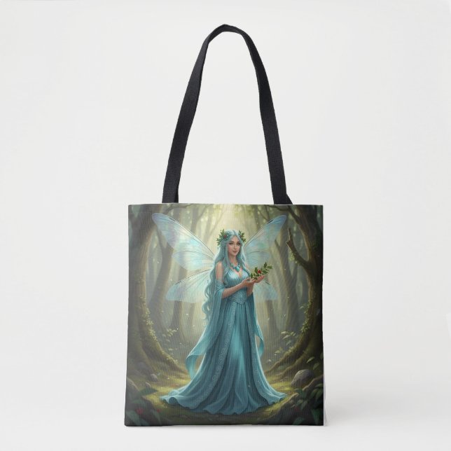 Bolsa Tote Belo Dezembro Turquoise Fairy (Frente)