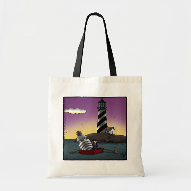 Bolsa Tote Belo Farol, Humor Tote Bag (Frente)