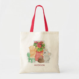 Bolsa Tote Belo Feliz Natal Urso Koala Personalizado