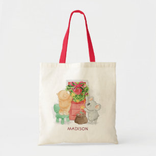 Bolsa Tote Belo Feliz Natal Urso Koala Personalizado