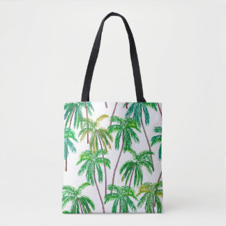 Bolsa Tote Belo padrão floral sem costura acrílico w