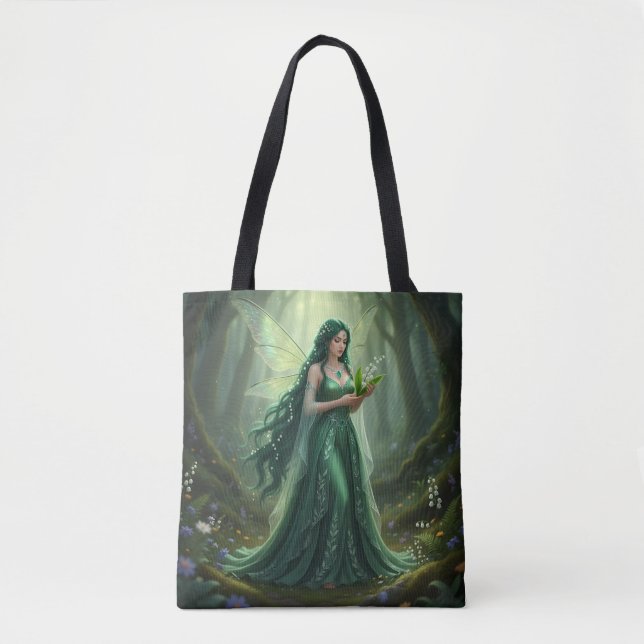 Bolsa Tote Belo polo de maio, Emerald Fairy (Frente)