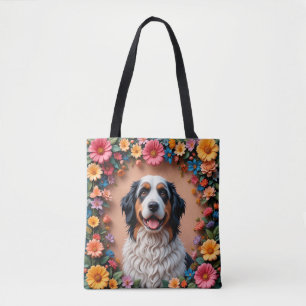 Bolsa Tote Belo Retrato de Cachorro