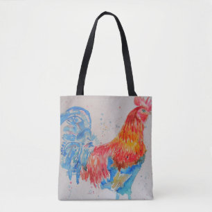 Bolsa Tote Belo Saco de Tosta de Rooster de Água Vermelha
