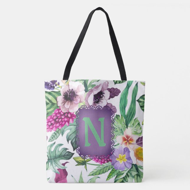 Bolsa Tote Belo Saco Floral (Frente)