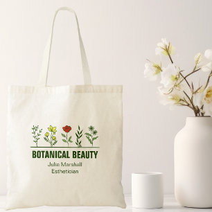 Bolsa Tote Belo Salão de Spa Botânico Empresa Floral