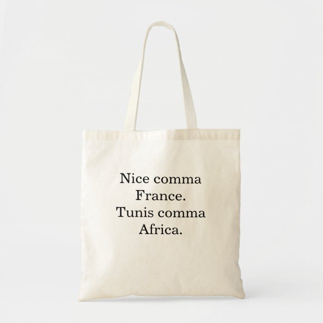 Bolsa Tote Belo Túnis Tote Bag (Frente)