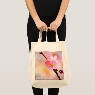 Bolsa Tote Belos Brilhantes de Cereja Sakura