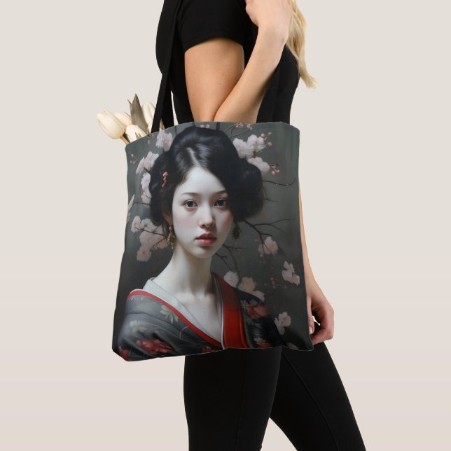 Bolsa Tote Belos Flores Geisha (Close Up)