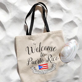 Bolsa Tote Bem-vindo a Porto Rico| Destino de Casamento