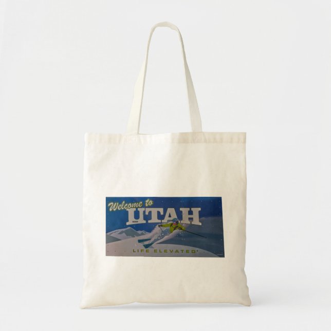 Bolsa Tote Bem-vindo a utah (Frente)