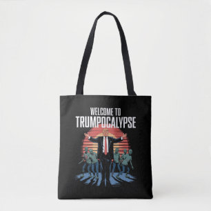 Bolsa Tote Bem-vindo ao Trump-ocalypse Divertido Trump Hallow