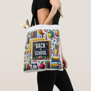 Bolsa Tote Bem-vindo de volta à escola