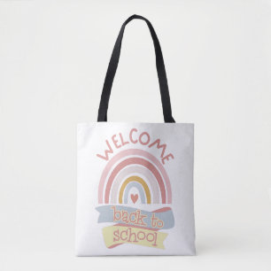 Bolsa Tote Bem-vindo de volta à escola