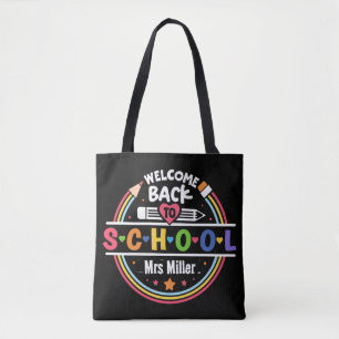 Bolsa Tote Bem-vindo de Volta à Escola – Sala de Aula Diverti