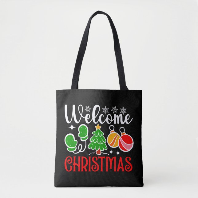 Bolsa Tote Bem-vindo Natal-63758 (Frente)