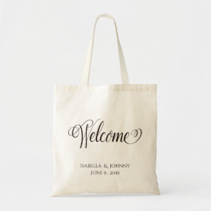 Bolsa Tote Bem-vindo presente de boas-vindas do casamento,fav