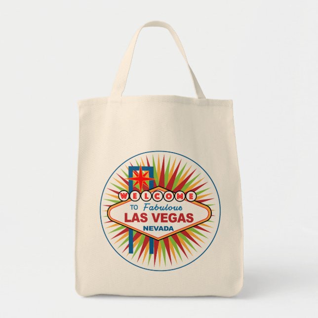 Bolsa Tote Bem-vindos a Las Vegas Nevada (Frente)