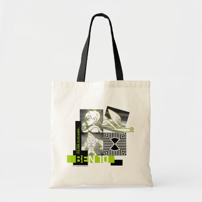 Bolsa Tote Ben 10 - É hora de ir Alienígena (Frente)
