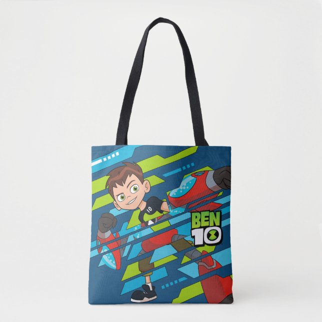 Bolsa Tote Ben 10 Transformação de DNA em estouro (Frente)