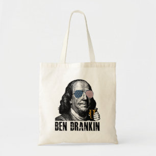 Bolsa Tote Ben engraçado bebendo, Vamos celebrar a alegria do