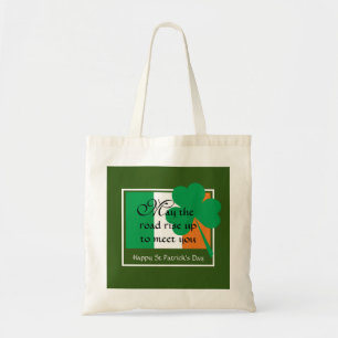 Bolsa Tote BENÇÃO IRLANDESA Dia de São Patrício Trevo