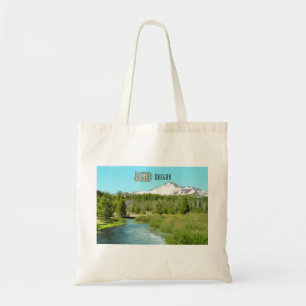 Bolsa Tote Bend Oregon Mountain River Forest Vintage