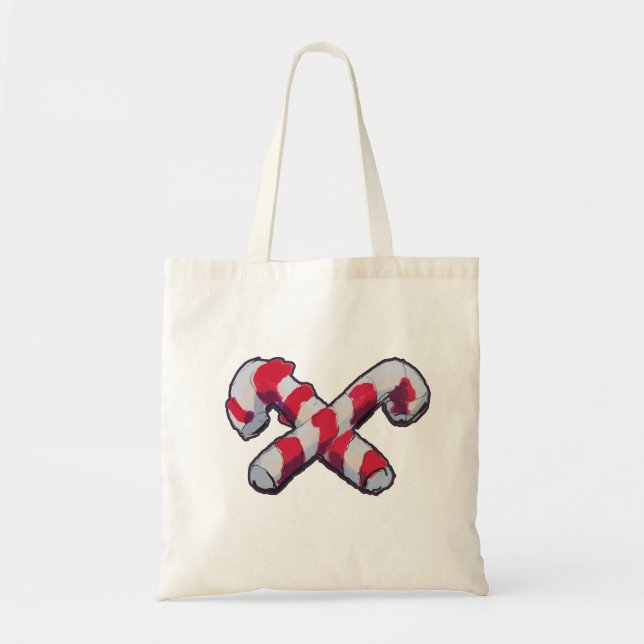 Bolsa Tote Bengala de Natal (Frente)