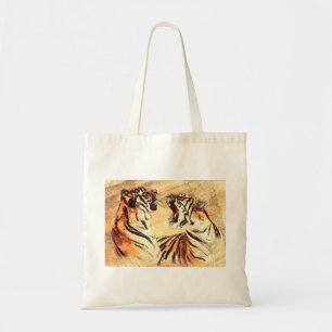 Bolsa Tote Bengala Tiger Gato Felino Mamífero Selvagem Exótic