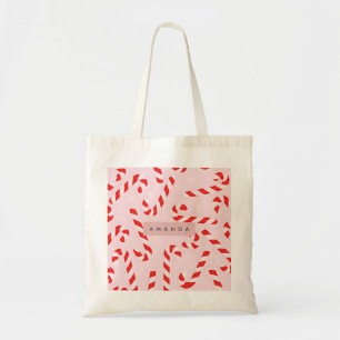 Bolsa Tote Bengalas de Natal Personalizadas