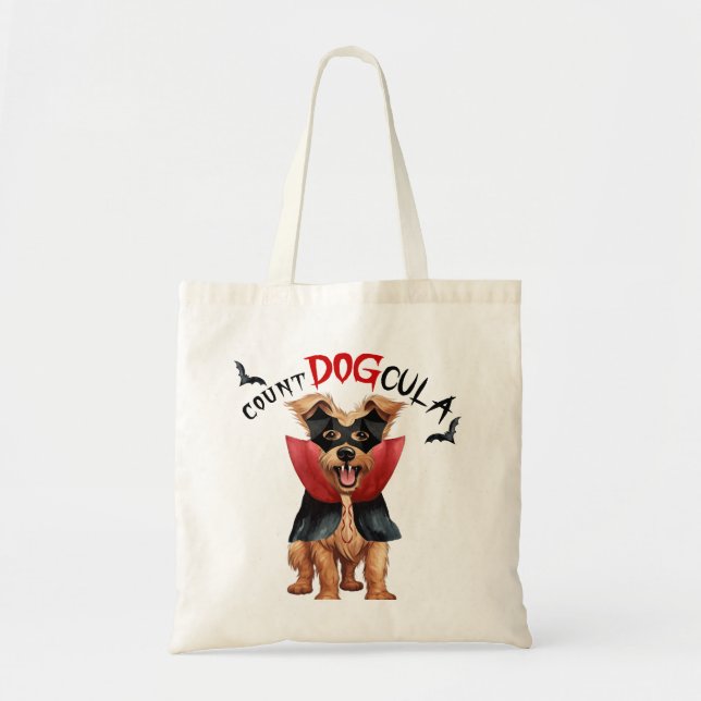 Bolsa Tote Berger Picard Vampire Dog Trick ou Tratar (Frente)