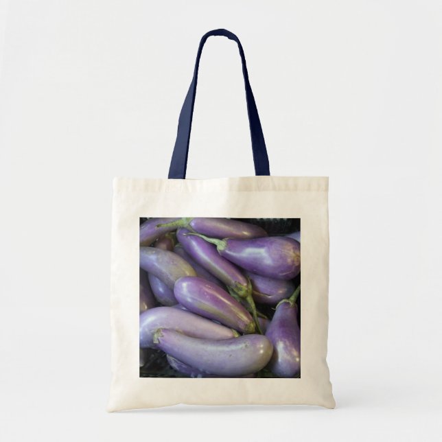 Bolsa Tote Beringela do japonês do mercado (Frente)