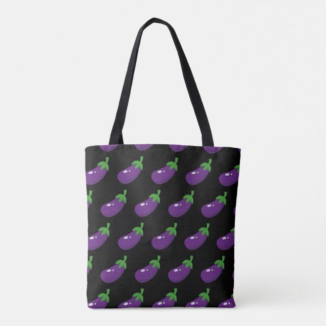 Bolsa Tote Berinjela (Verso)
