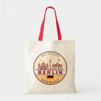 Berlim Alemanha Cidade Skyline Emblem