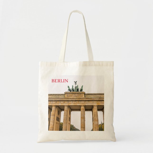 Bolsa Tote Berlim Brandeburgo Gate Quadriga vê tossi (Frente)