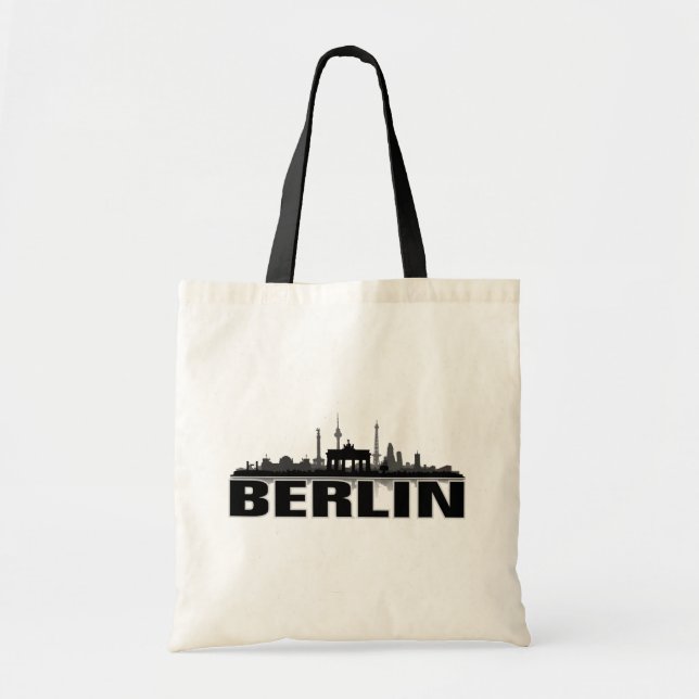 Bolsa Tote Berlim cidade Skyline - Geschenkidee (Frente)