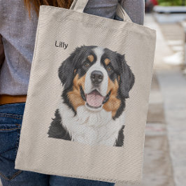 Bolsa Tote Bernese Mountain Dog Gift Para Berner Sennenhond