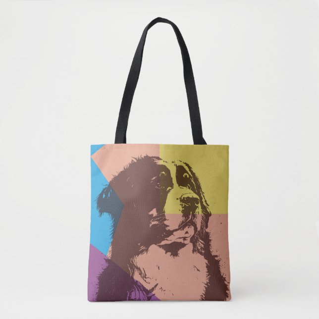 Bolsa Tote Bernese Mountain Dog Wood (Frente)