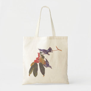 Bolsa Tote Berries Ceruleanos da Audubon com Bear Berries