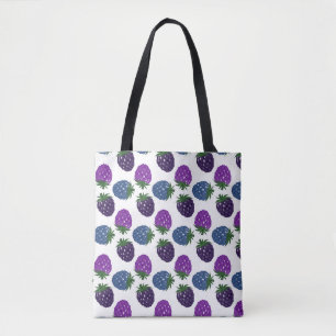 Bolsa Tote Berries Coloridos: Padrão Multicolorido Sem Costur