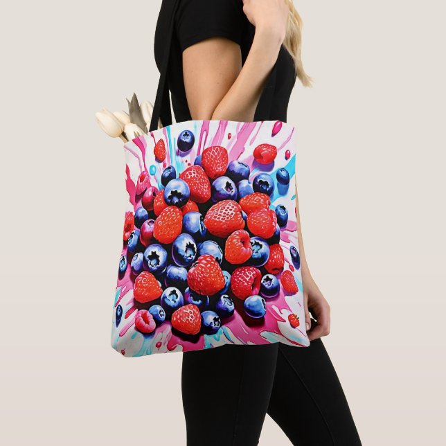 Bolsa Tote Berry Blast: Fruta Diversão (Close Up)