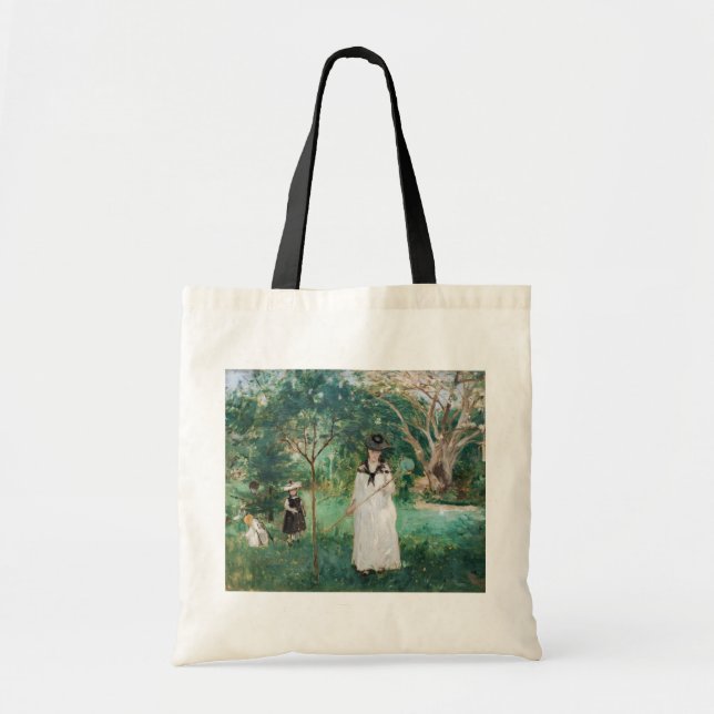 Bolsa Tote Berthe Morisot - A Caça À Borboleta (Frente)