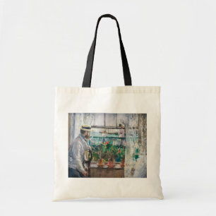 Bolsa Tote Berthe Morisot - Eugene Manet na Ilha de Wight