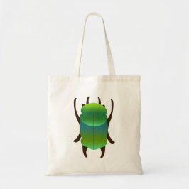 Bolsa Tote Besouro Jóia Azul e Dourado
