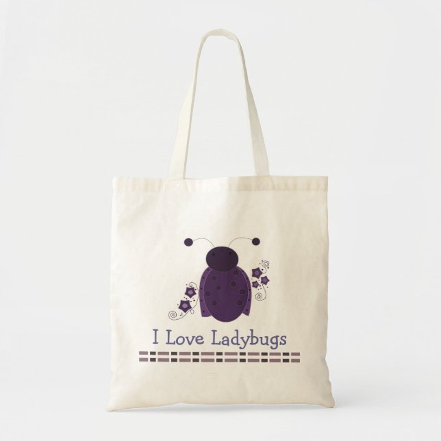 Bolsa Tote Besouro Roxo Caprichoso (Frente)