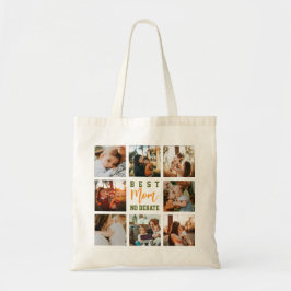 Bolsa Tote Best Mom Cute Trendy Collage Family Tote Bag