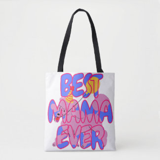 Bolsa Tote Best Poodle Mom ever