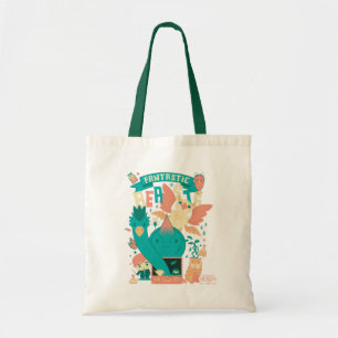 Bolsa Tote Bestas Fantásticas De Cartoon Com Newt Scamander