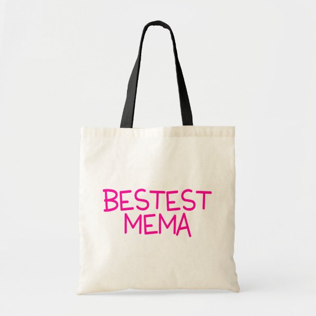Bolsa Tote Bestest Mema (Frente)